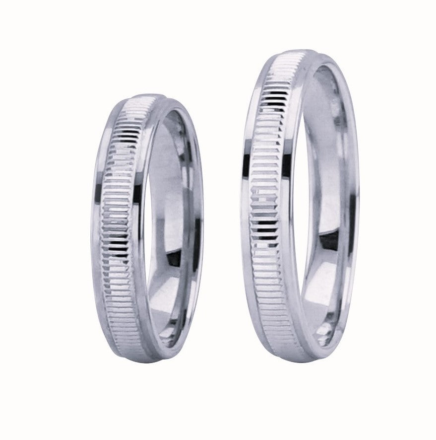 Verighete din argint model V035