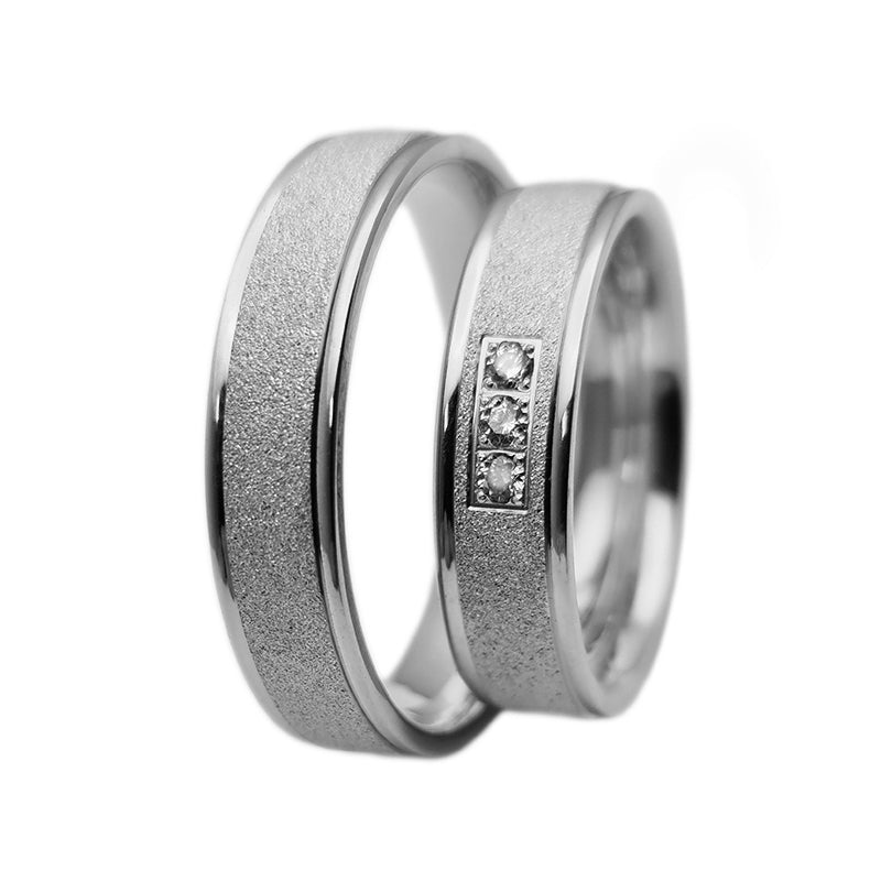 Verighete din argint model V044