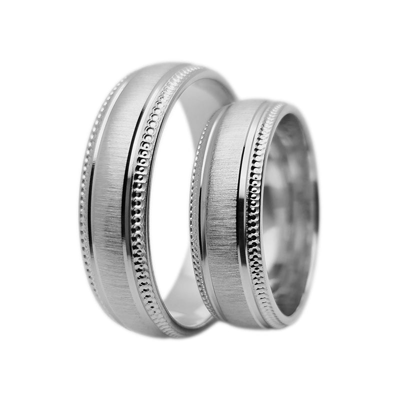 Verighete din argint model V208