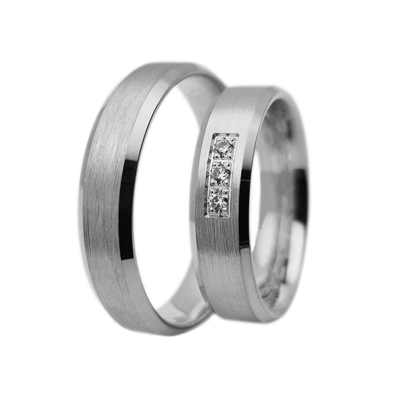 Verighete din argint model V214