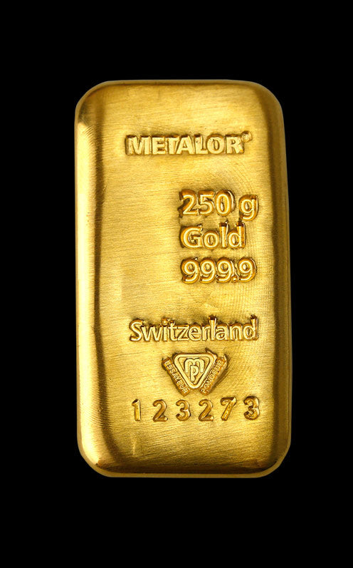 Lingou de aur 250 g Metalor