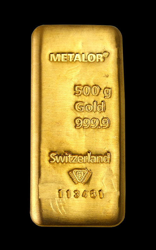Lingou de aur 500 g Metalor
