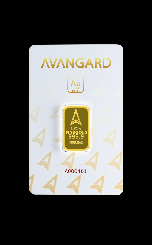 Lingou de aur 1,25 g Avangard